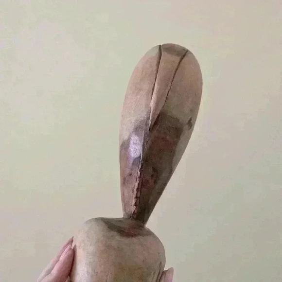 Vintage 1970s wooden dolphin  statue - Picture 5 of 9